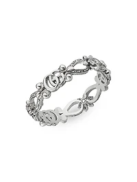 Flora 18K White Gold & Diamond Ring