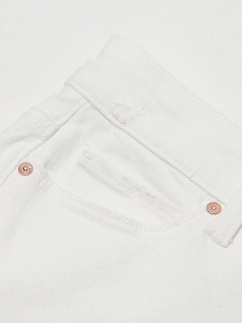 Cindy Raw-Hem Straight Jeans
