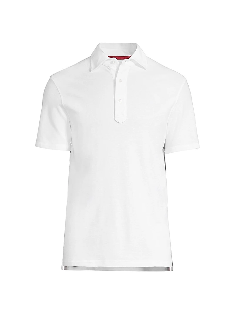 Slim-Fit Cotton Piqué Polo