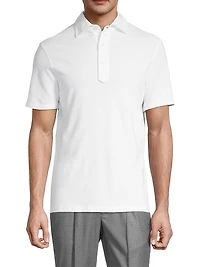 Slim-Fit Cotton Piqué Polo