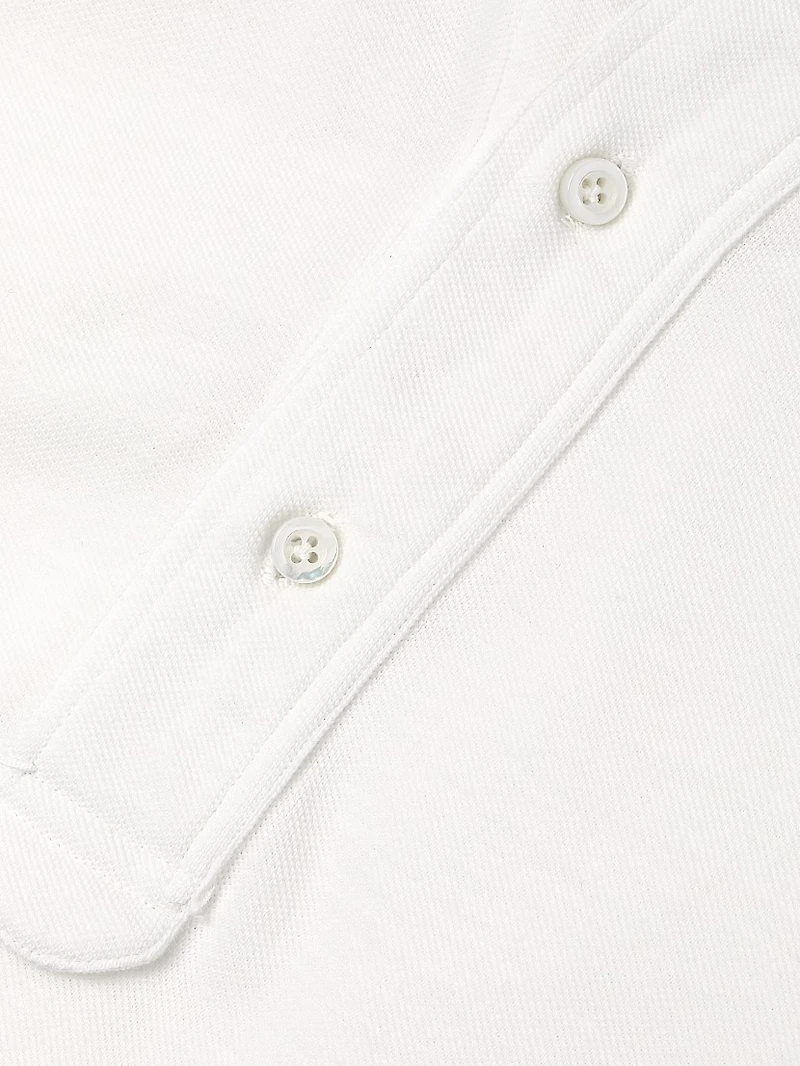 Slim-Fit Cotton Piqué Polo