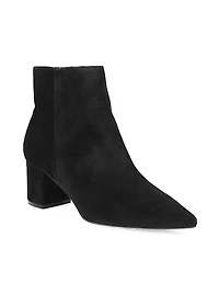 Jeanne 85MM Suede Ankle Boots
