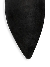 Jeanne 85MM Suede Ankle Boots