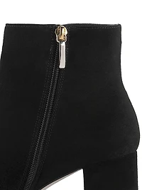 Jeanne 85MM Suede Ankle Boots