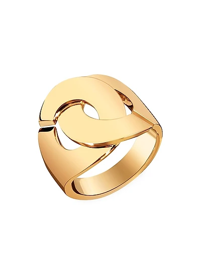 Menottes Dinh Van R16 18K Yellow Gold Handcuff Ring