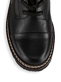 Mallory Leather Combat Boots