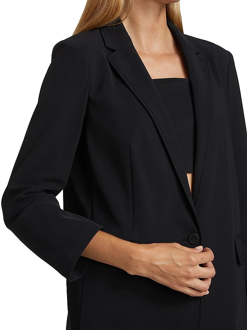 Casual Single-Breasted Blazer