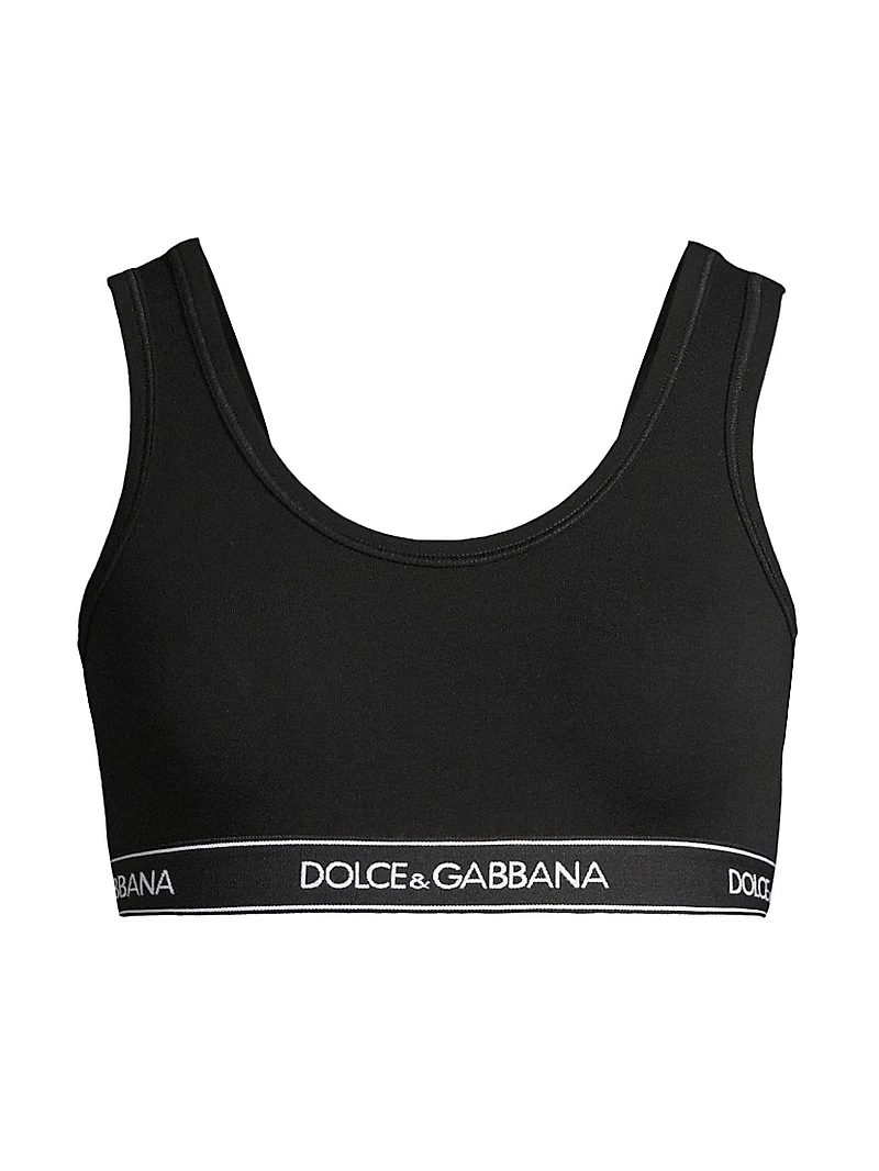 Logo Band Sports Bra