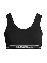 Logo Band Sports Bra