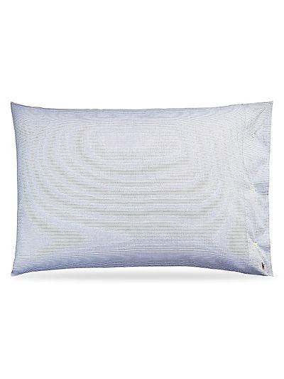 Organic Oxford Stripe Bedding Pillowcase