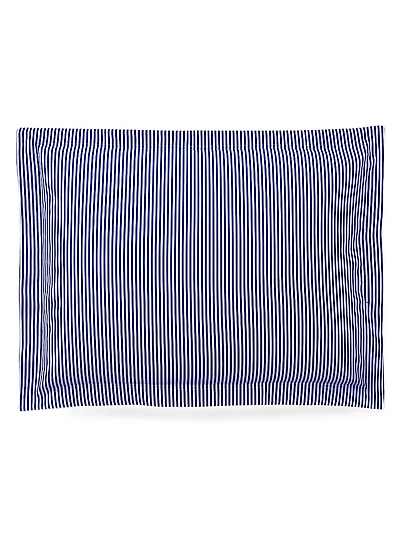 Organic Shirting Stripe Bedding 400 Thread Count Sham