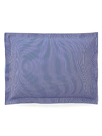 Organic Shirting Stripe Bedding 400 Thread Count Sham