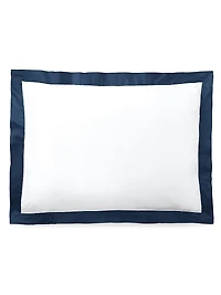 Organic Sateen Border 624-Thread Count Duvet Cover & Sham Collection