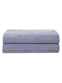 Organic Shirting Stripe 400-Thread Count Flat Sheet