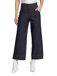 Benji Mid-Rise Wide-Leg Jeans