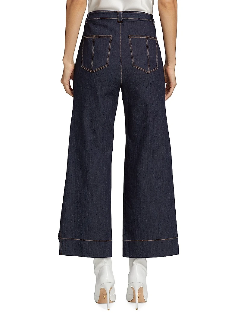 Benji Mid-Rise Wide-Leg Jeans