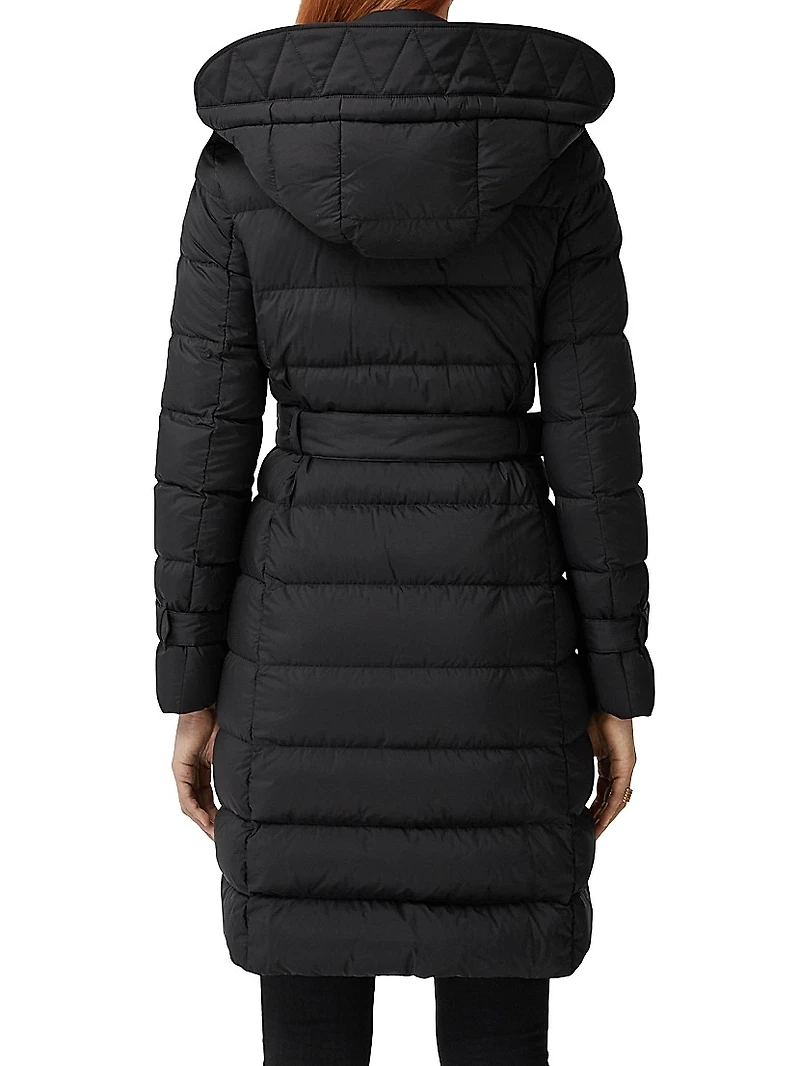 Ashwick Long Logo Puffer Coat