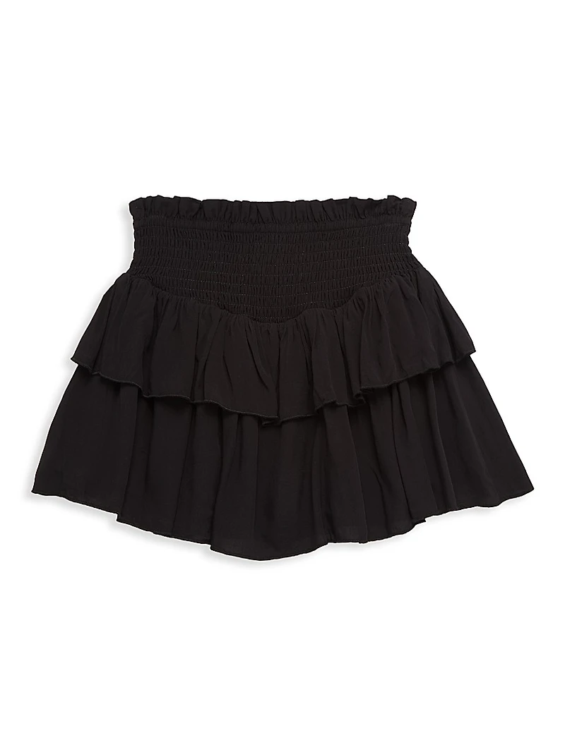 Girl's Brooke Tiered Ruffle Skirt