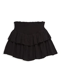Girl's Brooke Tiered Ruffle Skirt