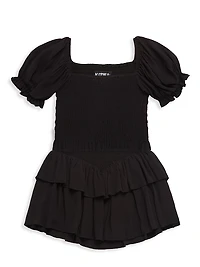 Girl's Brooke Tiered Ruffle Skirt