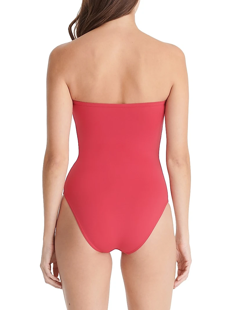 Cassiopee Strapless One-Piece Swimsuit