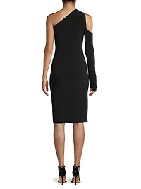One-Shoulder Cutout Dress