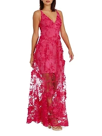 Sidney Sheer Lace Gown