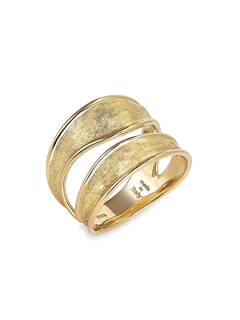 Lunaria 18K Yellow Gold Split-Band Ring