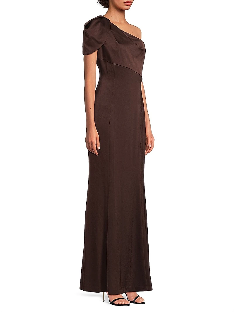 One-Shoulder Mermaid Gown