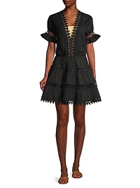 Ora Embroidered Mini Dress