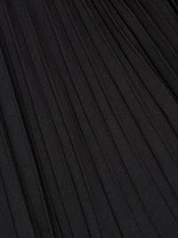 Renzo Plissé Halter Midi Dress