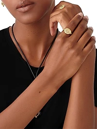 Natura 18K Yellow Gold & Diamond Ring