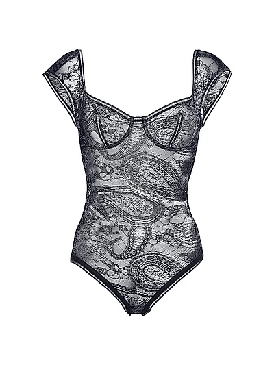 Vetiver Lace Bodysuit