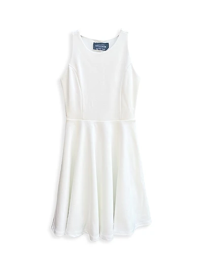 Girl's Textured Racerback Dress