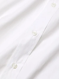 Cotton Long-Sleeve Shirtdress