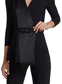 Kerolyn Jersey Flare-Leg Jumpsuit