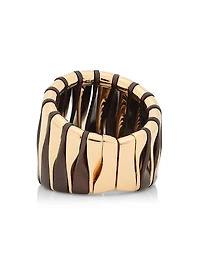 Coucher Du Soleil 18K Rose Gold & Bronze Tapered Ring
