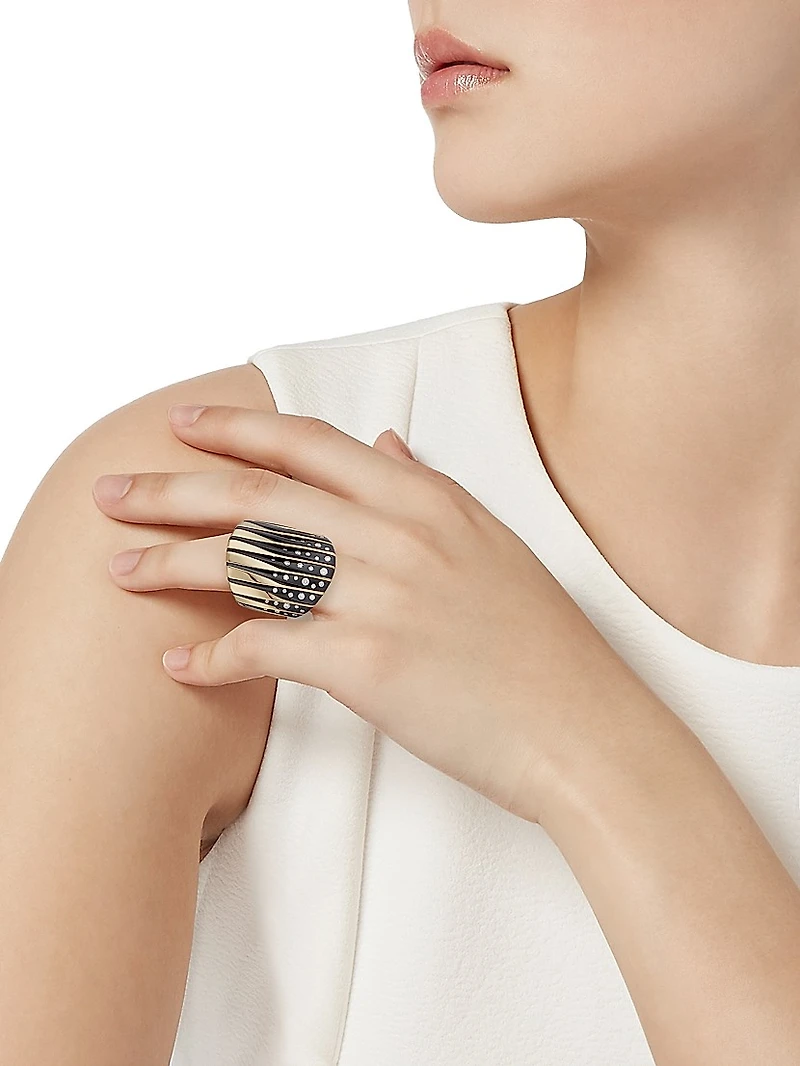 Coucher Du Soleil 18K White Gold