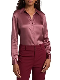 Tyler Silk Satin Blouse