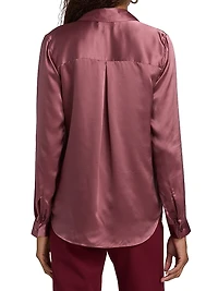Tyler Silk Satin Blouse
