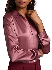 Tyler Silk Satin Blouse