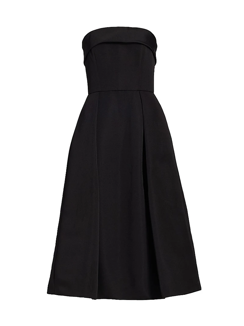 Faille Strapless Dress