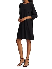 Suzette Crepe Knee-Length Dress