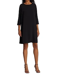 Suzette Crepe Knee-Length Dress