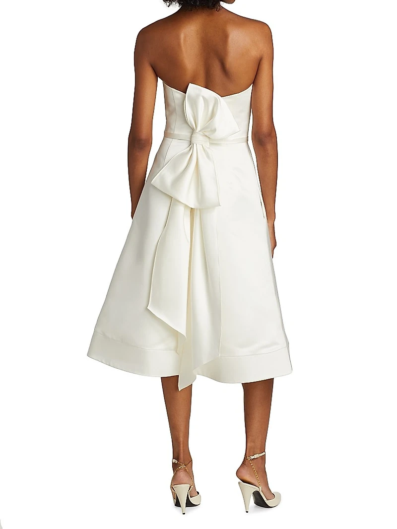 Duchesse Satin Strapless Dress