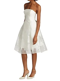 Rose Fil Coupe Fit-&-Flare Dress