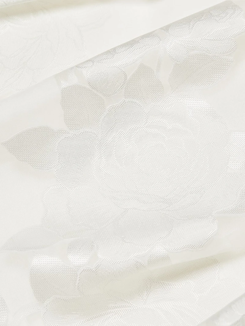 Rose Fil Coupe Fit-&-Flare Dress