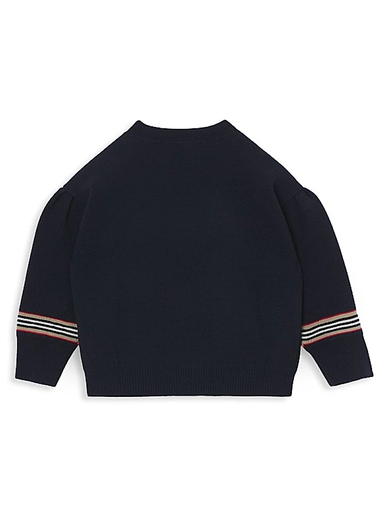 Little Girl's & Girl's Amelia Icon Stripe Sweater
