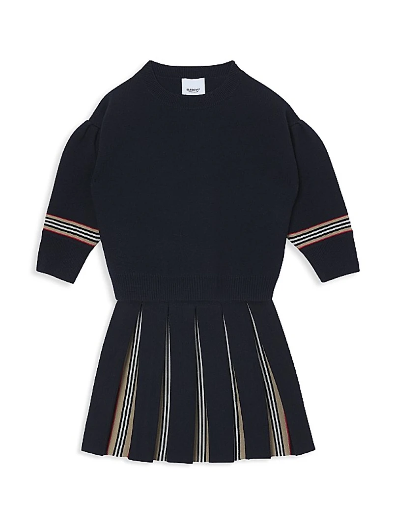 Little Girl's & Girl's Amelia Icon Stripe Sweater