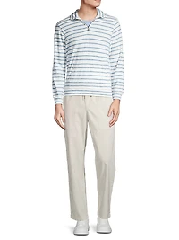 Gobi Stretch Linen-Blend Pants